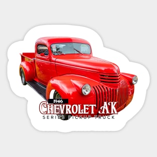 1946 Chevrolet AK Series Pickup Truck Sticker